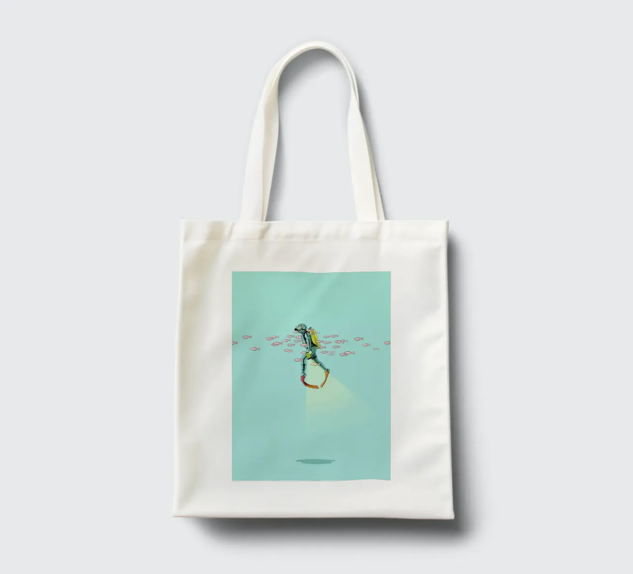 Float Under the Sea borsa in juta da Jason Ratliff