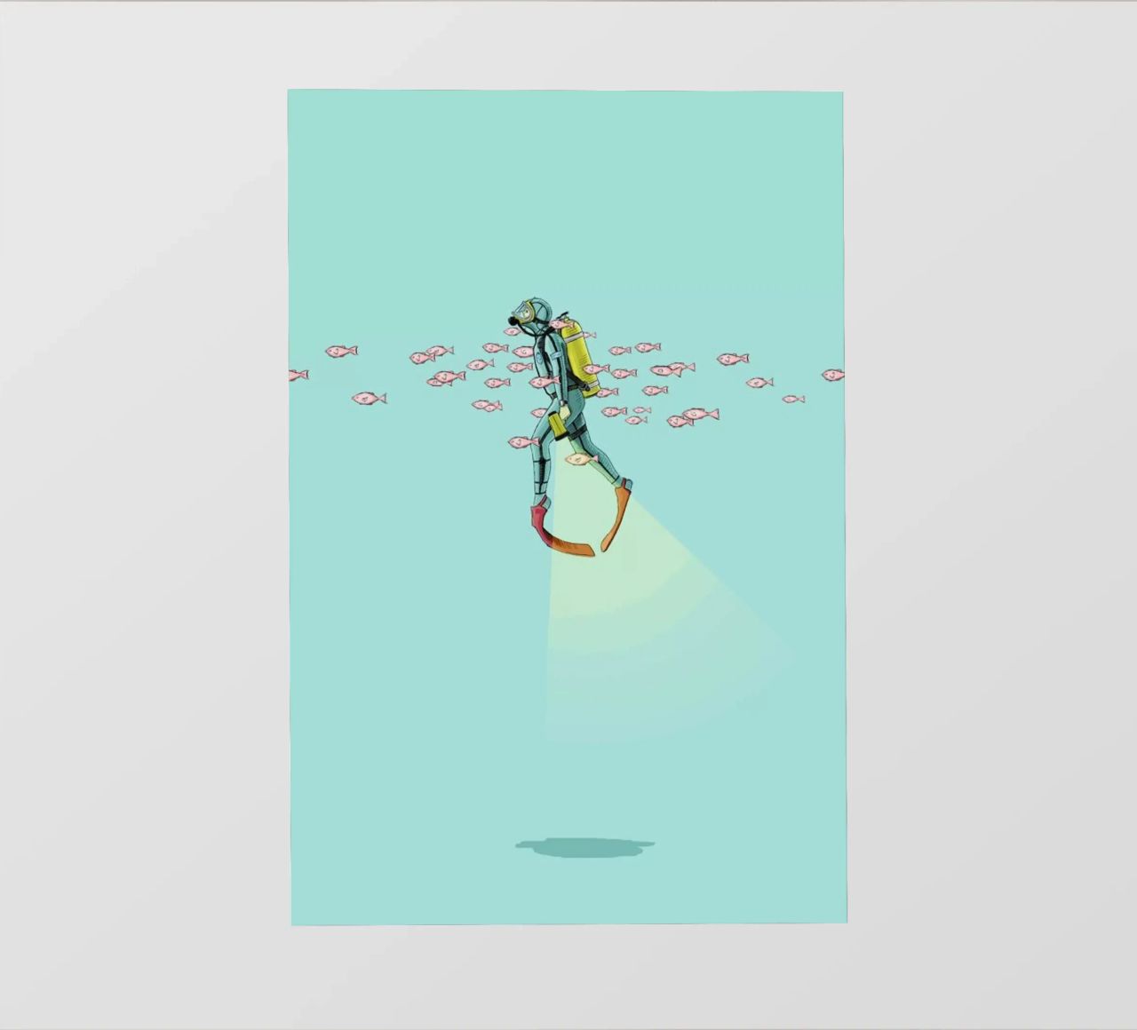 Float Under the Sea pellicola backlit da Jason Ratliff