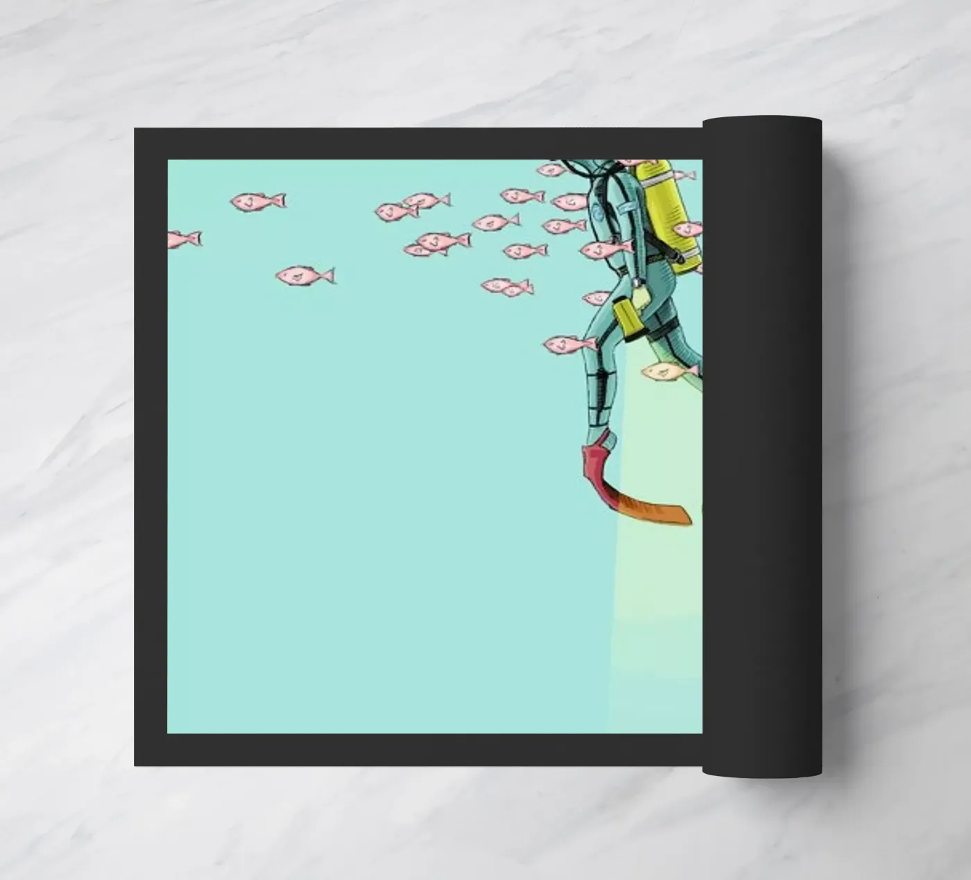 Float Under the Sea deurmat van Jason Ratliff