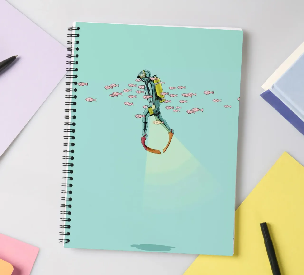 Float Under the Sea diario ad anelli da Jason Ratliff