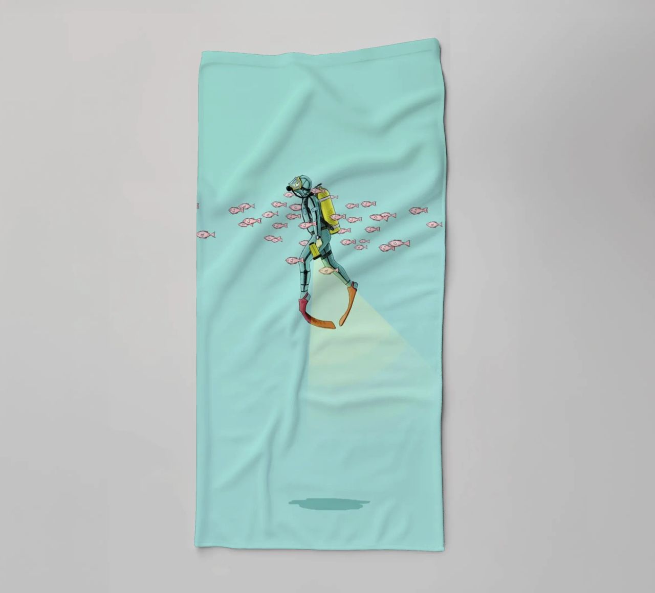 Float Under the Sea asciugamano da bagno da Jason Ratliff