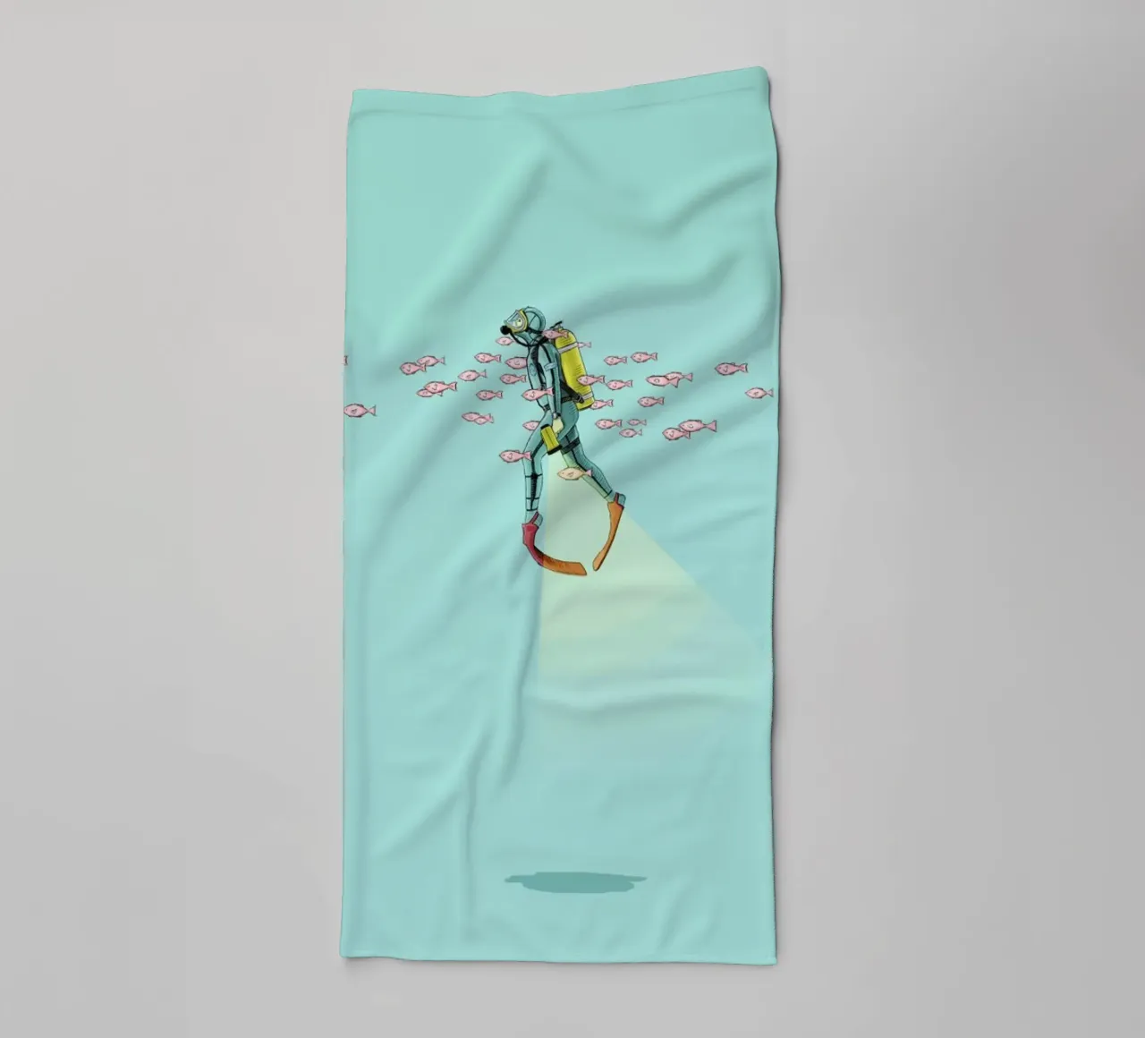 Float Under the Sea asciugamano da bagno da Jason Ratliff