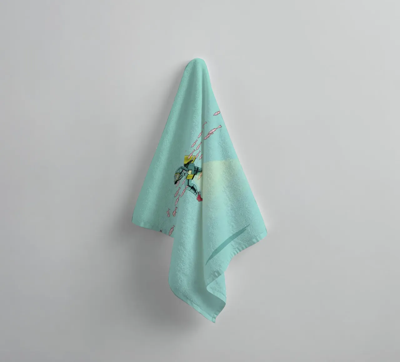Float Under the Sea toalla de baño de Jason Ratliff