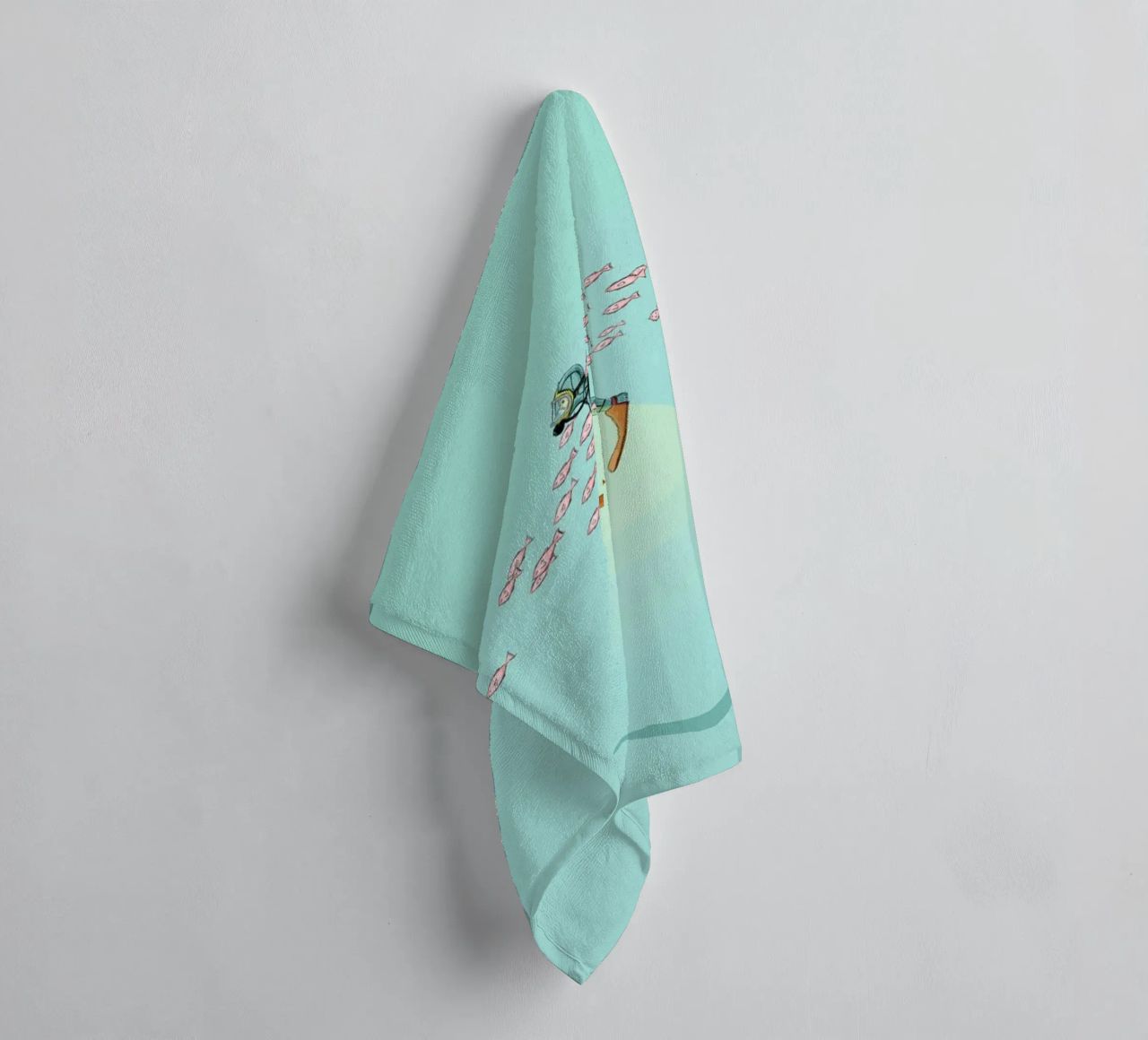 Float Under the Sea asciugamano da bagno da Jason Ratliff