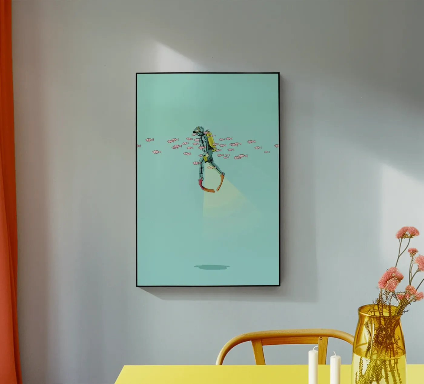 Float Under the Sea acrylic glass by Jason Ratliff