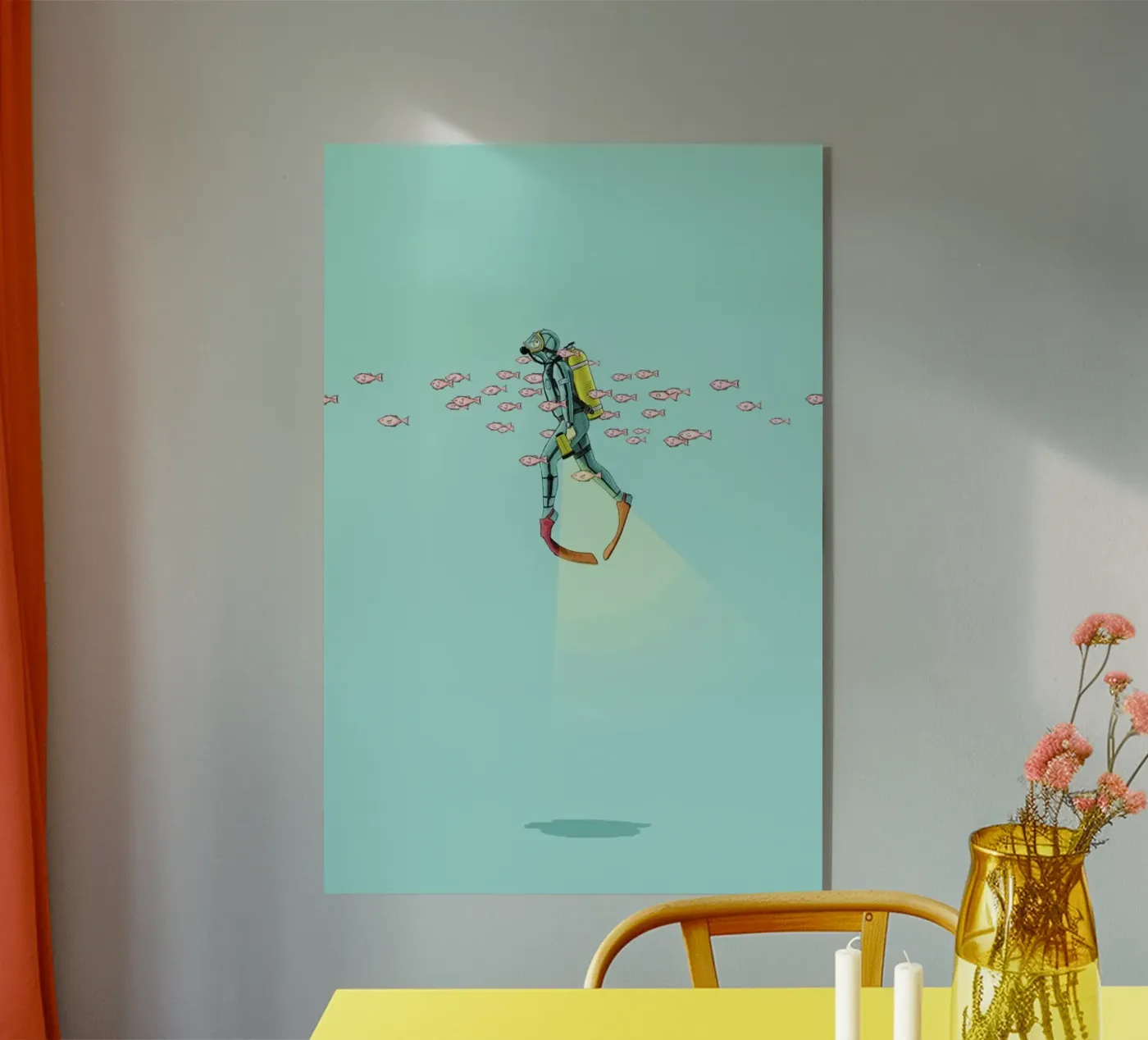 Float Under the Sea acrylic glass by Jason Ratliff