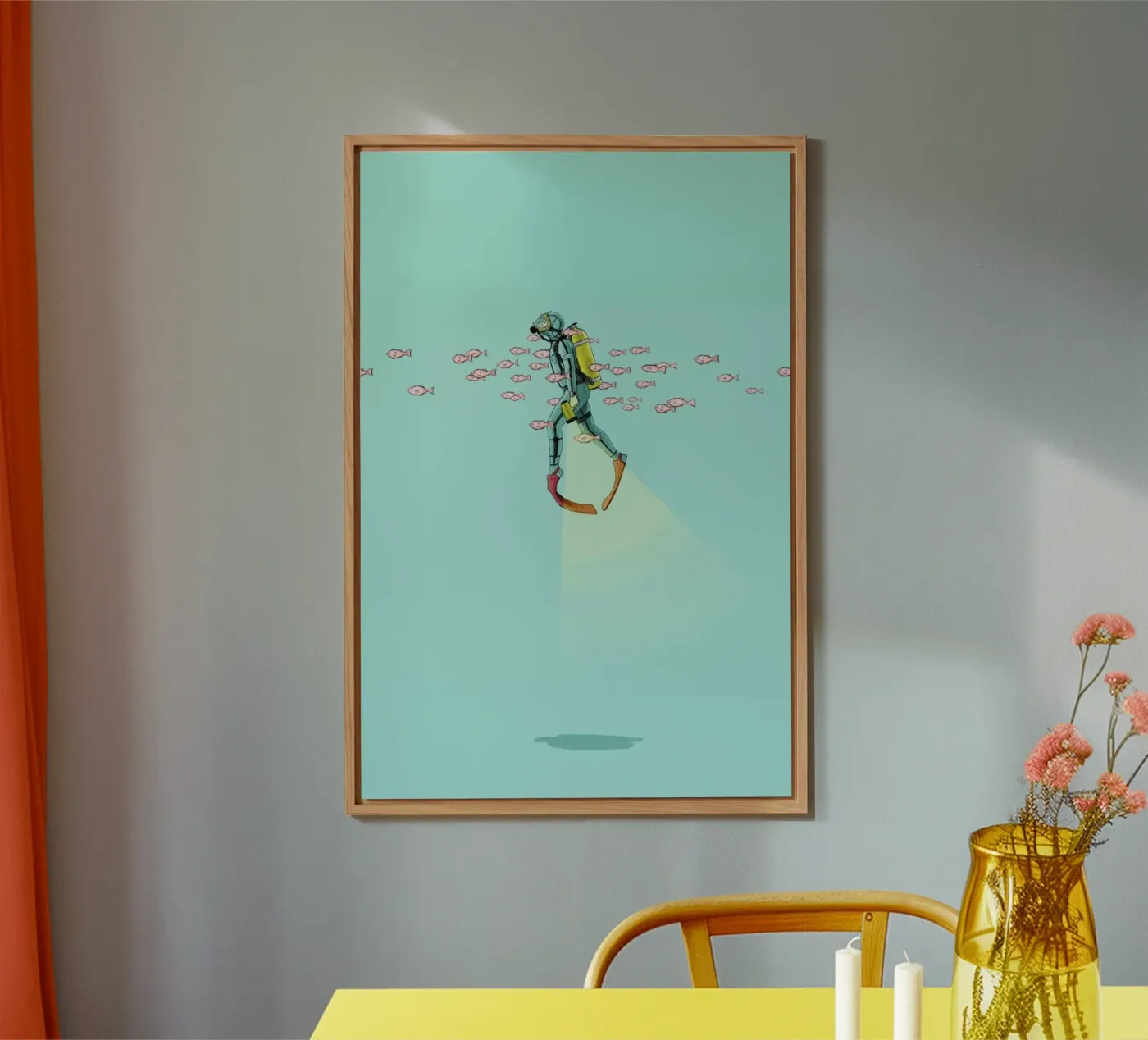 Float Under the Sea forex plate by Jason Ratliff