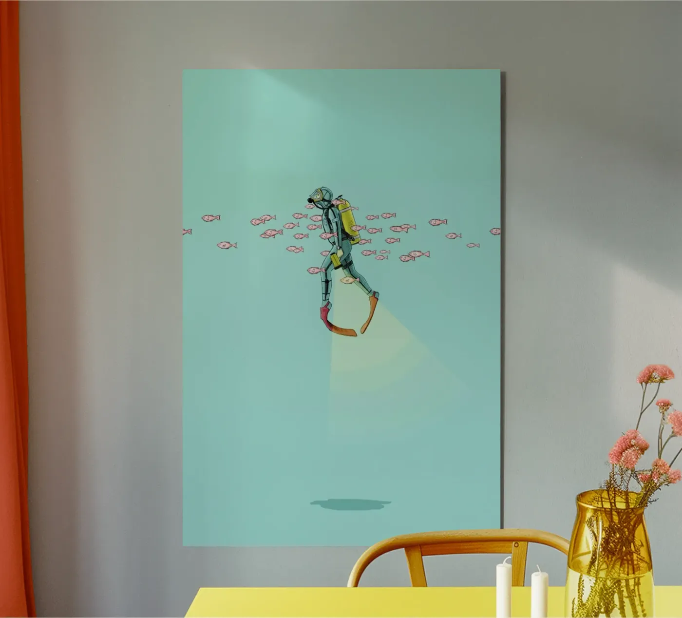 Float Under the Sea forex plate by Jason Ratliff