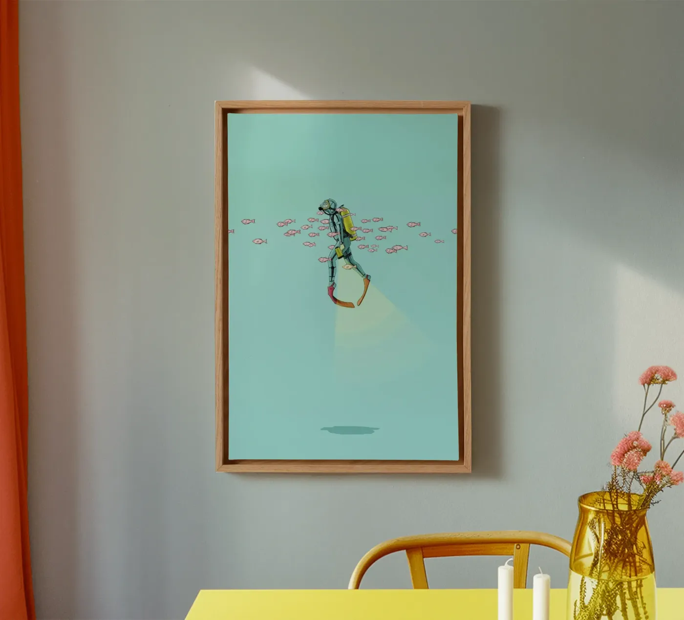 Float Under the Sea canvas van Jason Ratliff