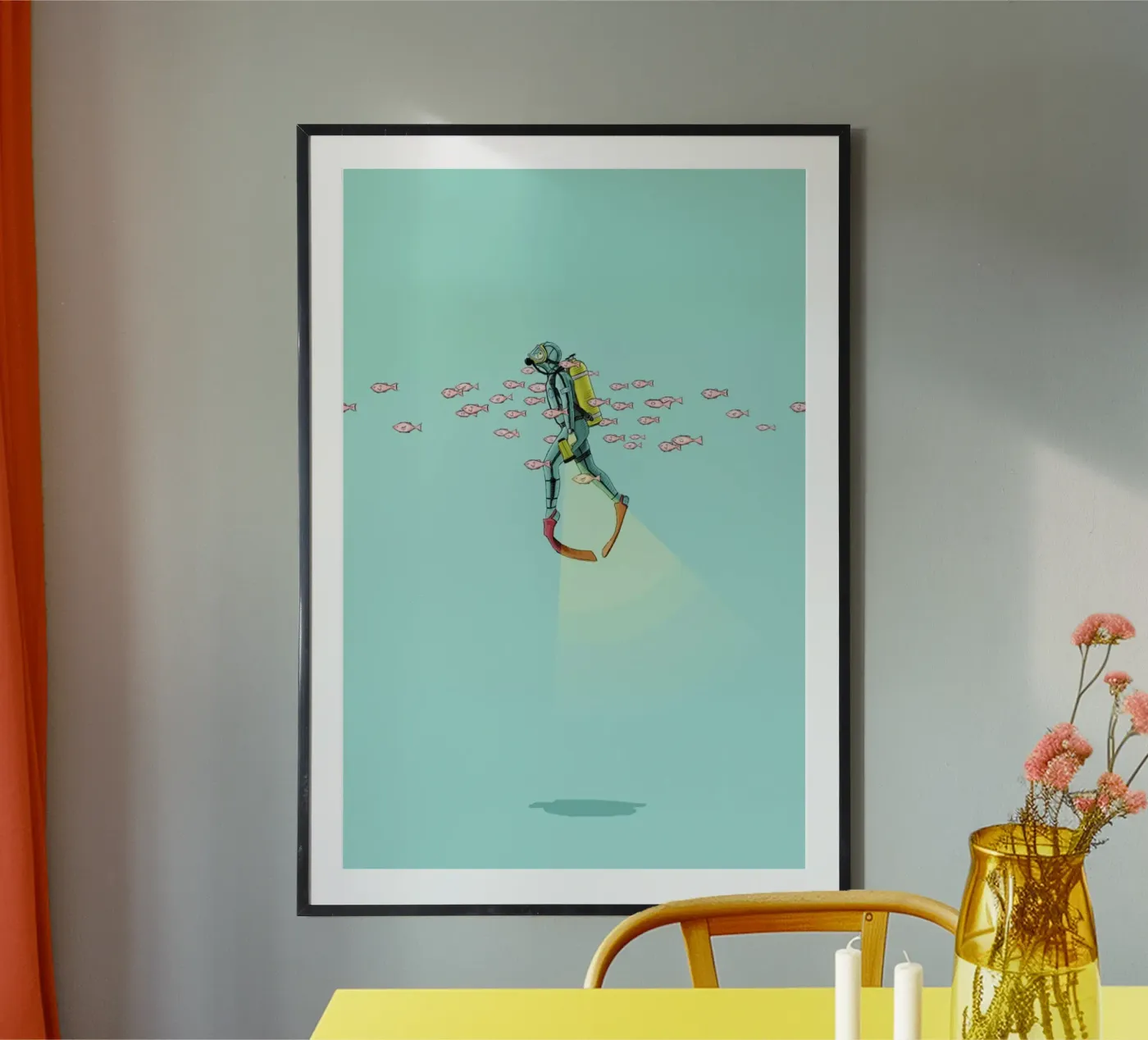 Float Under the Sea poster van Jason Ratliff
