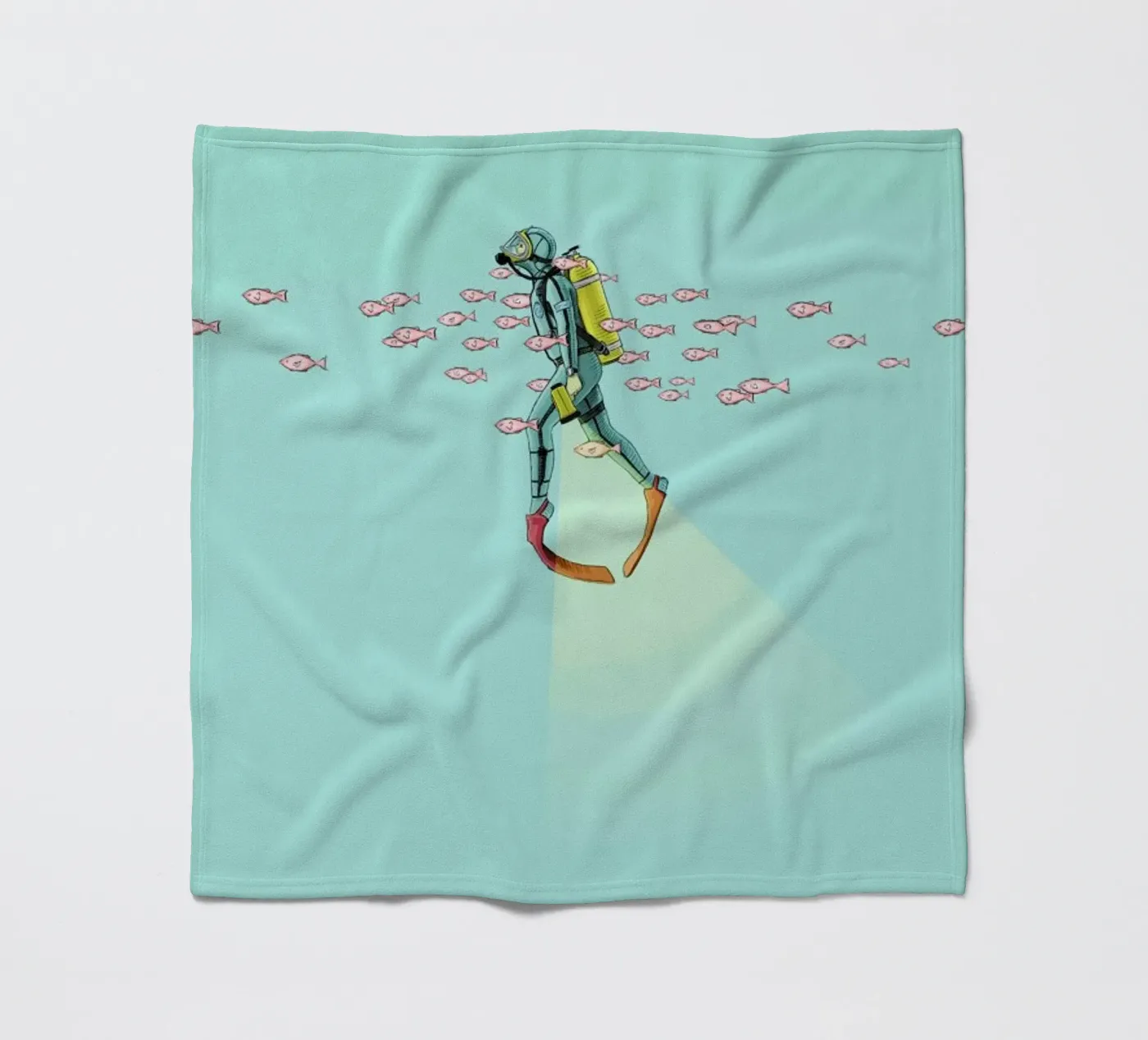 Float Under the Sea fleecedeken van Jason Ratliff