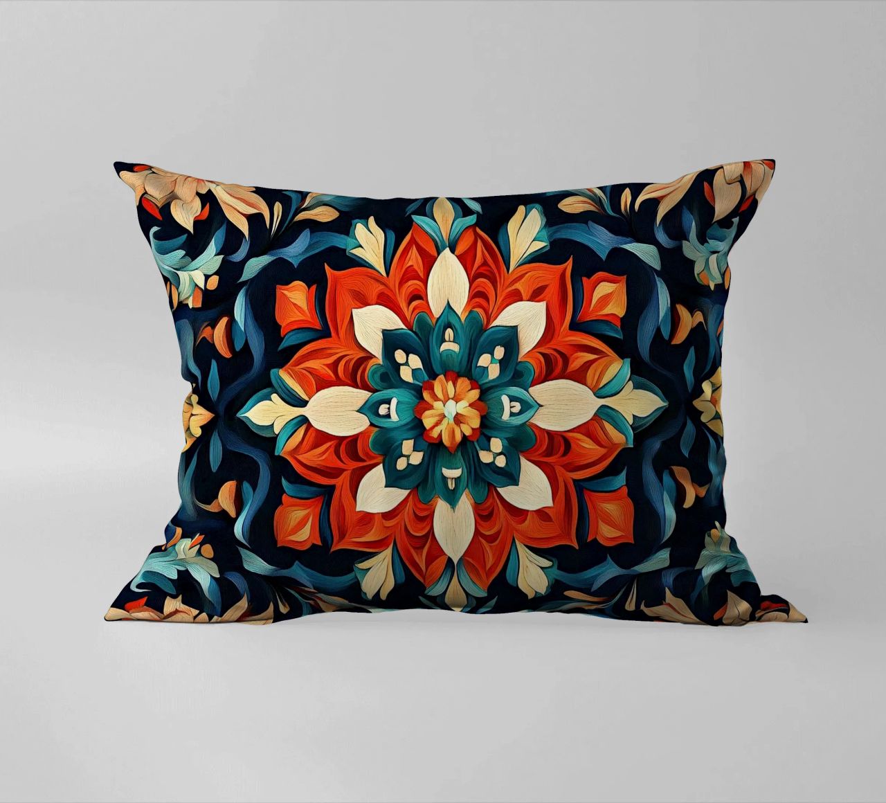 Art Nouveau - The magic of the nouveau pile decorative cushion by Artful Bloom
