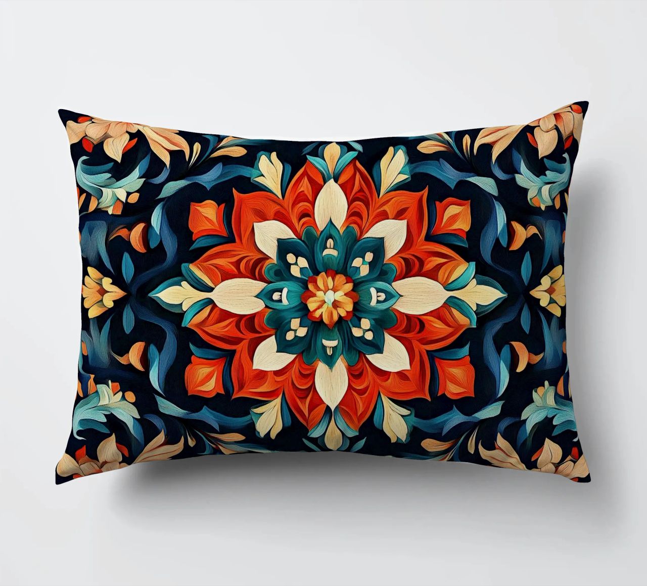 Art Nouveau - The magic of the nouveau pile decorative cushion by Artful Bloom