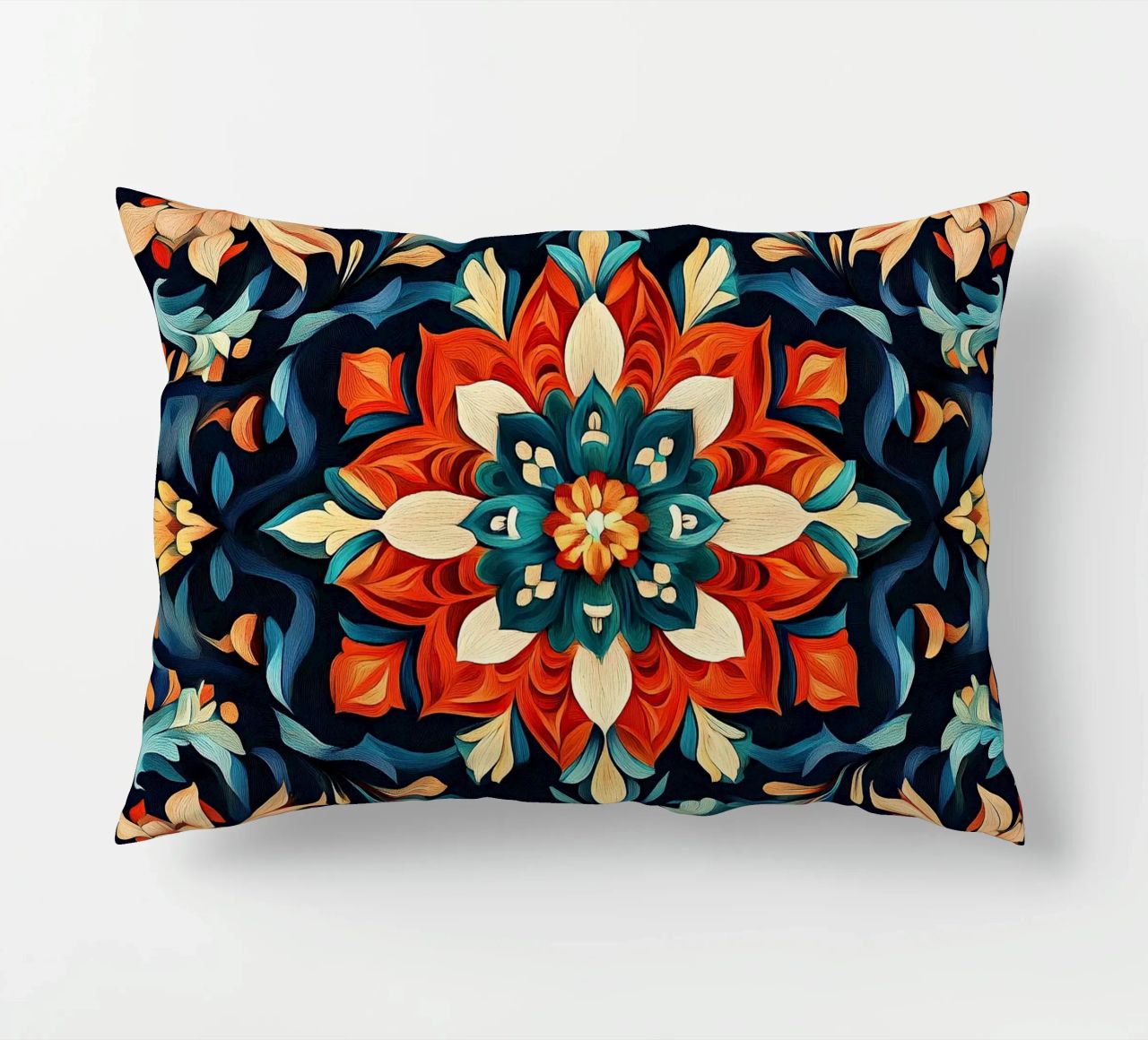 Art Nouveau - The magic of the nouveau pile decorative cushion by Artful Bloom