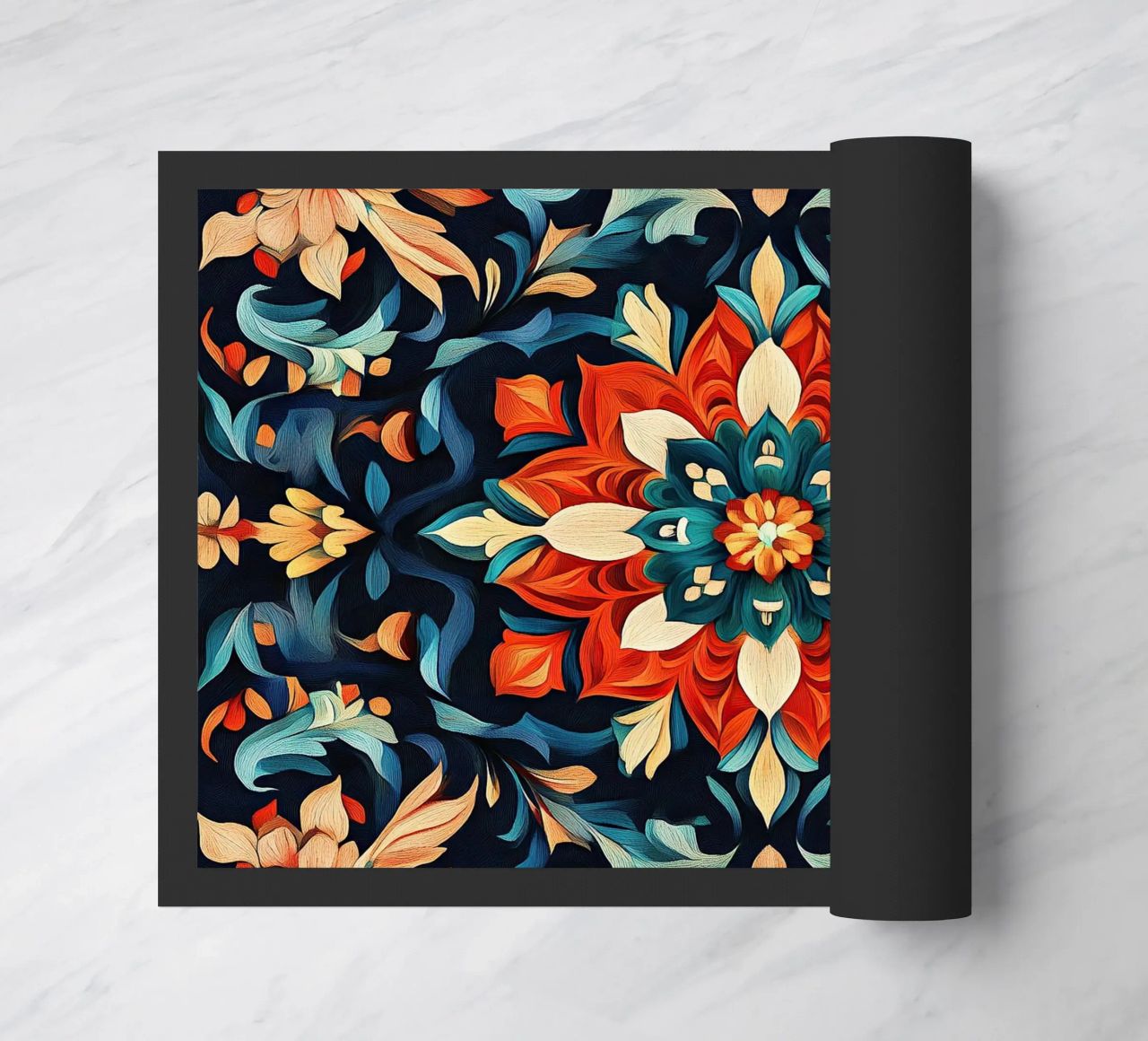 Art Nouveau - The magic of the nouveau pile doormat by Artful Bloom