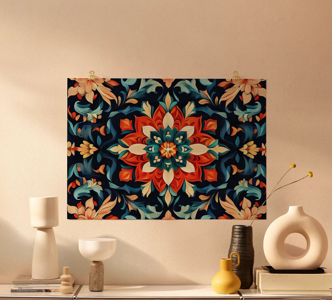 Art Nouveau - The magic of the nouveau pile poster by Artful Bloom