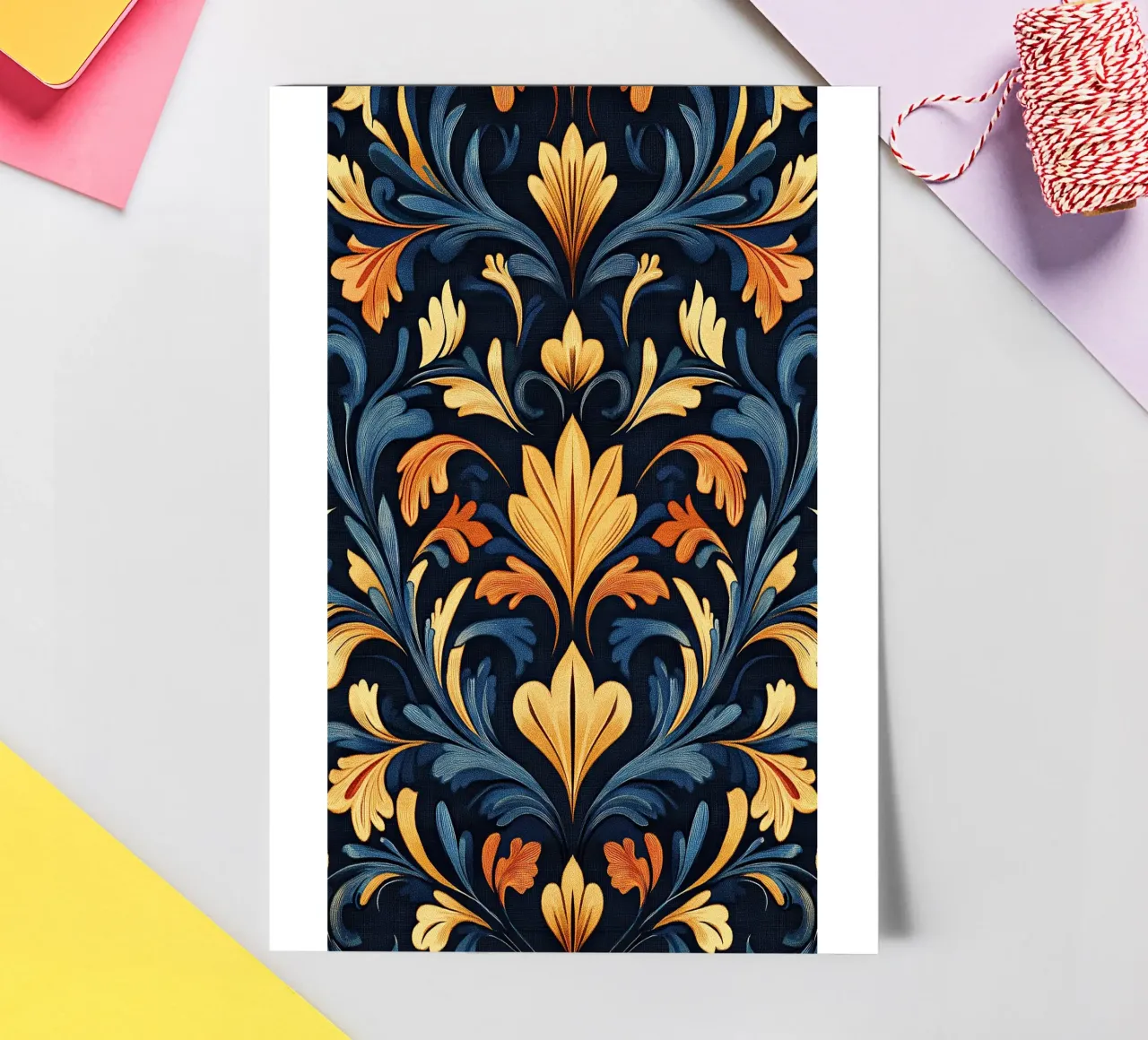 L'Art nouveau: lo splendore fiorente dei tempi passati foglio adesivo da Artful Bloom
