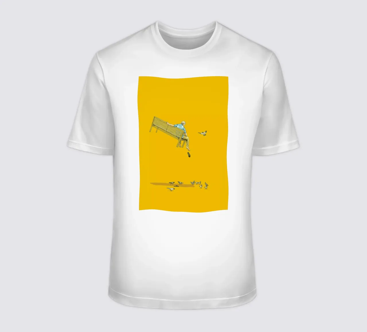 Float With the Pigeons t-shirt da Jason Ratliff