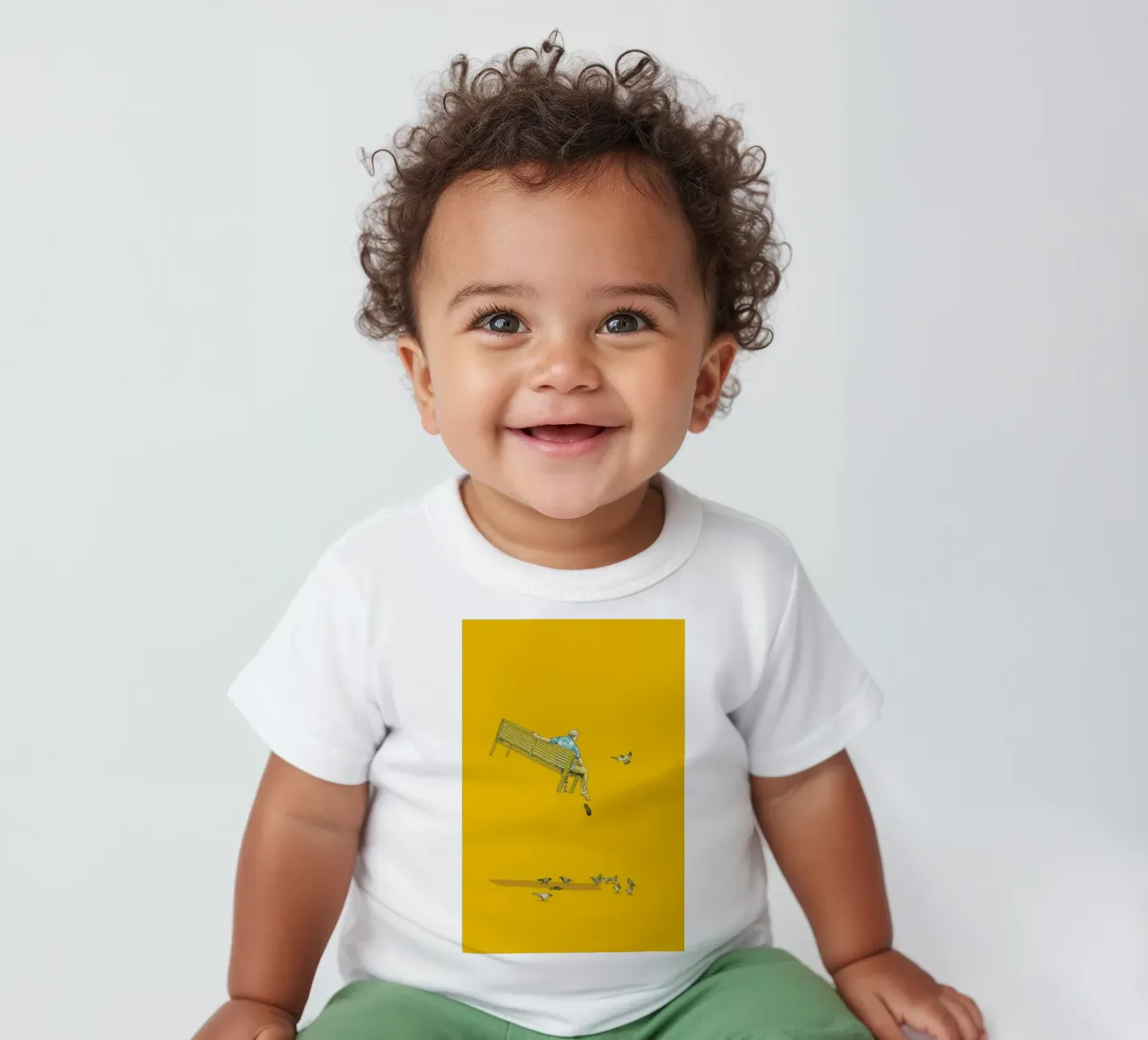 Float With the Pigeons camiseta de bebé de Jason Ratliff