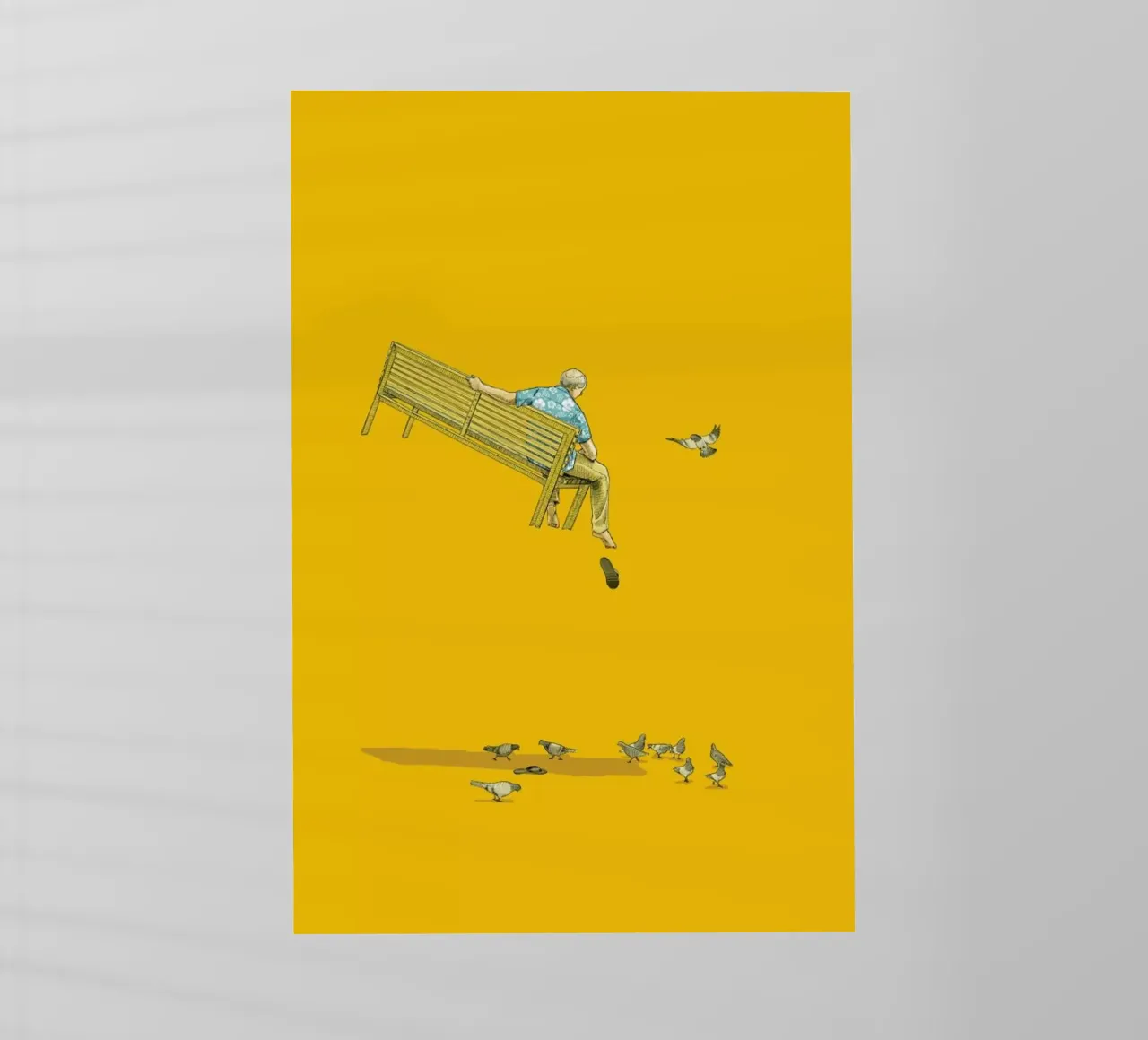 Float With the Pigeons pellicola backlit da Jason Ratliff