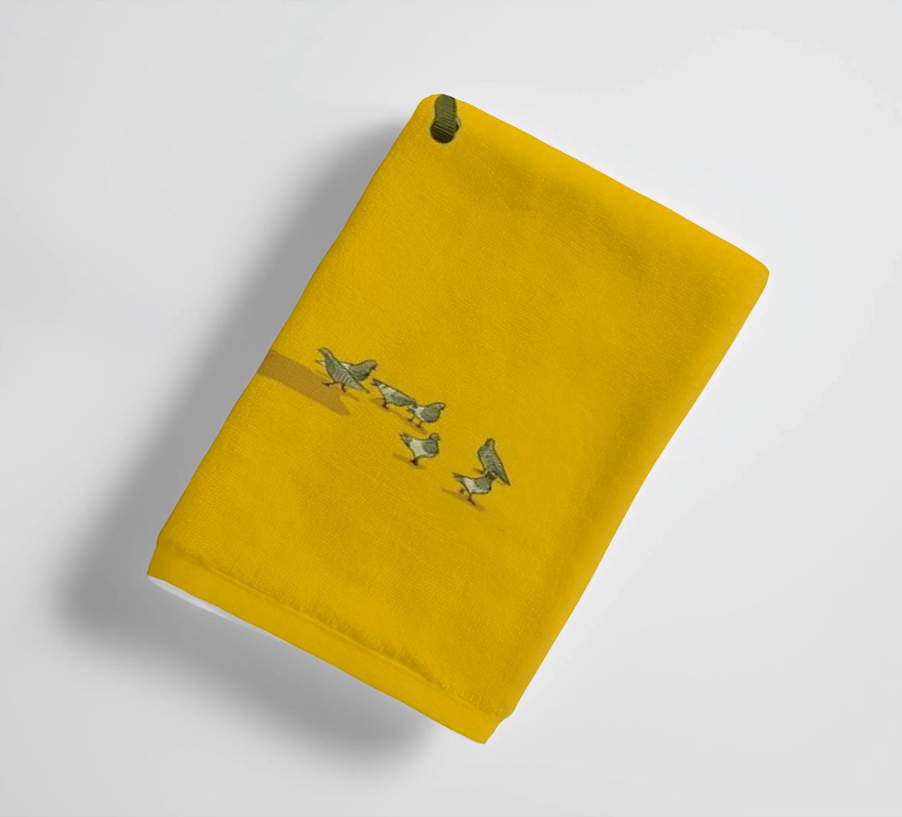 Float With the Pigeons towel by Jason Ratliff