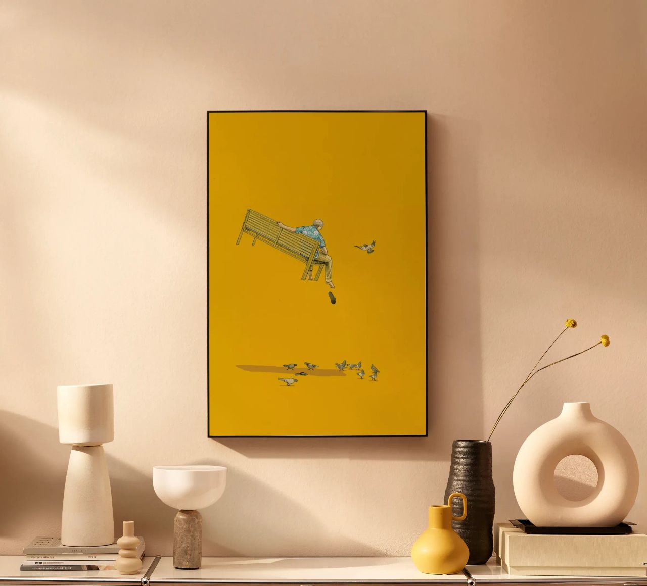 Float With the Pigeons plexiglass da Jason Ratliff
