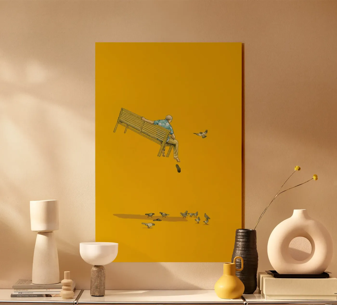 Float With the Pigeons plexiglass da Jason Ratliff