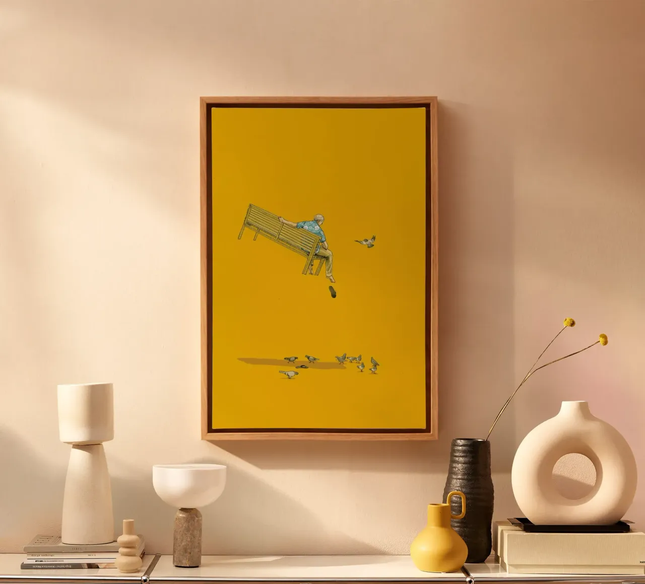 Float With the Pigeons tela da Jason Ratliff