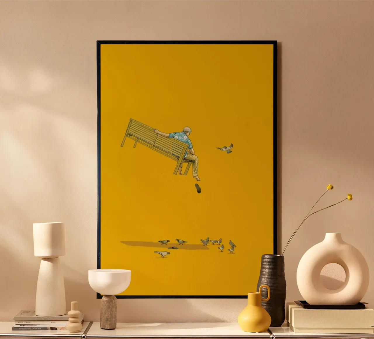Float With the Pigeons poster da Jason Ratliff