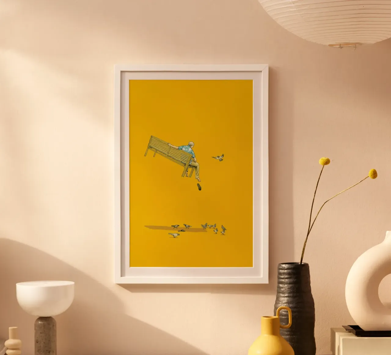 Float With the Pigeons carta hahnemühle da Jason Ratliff