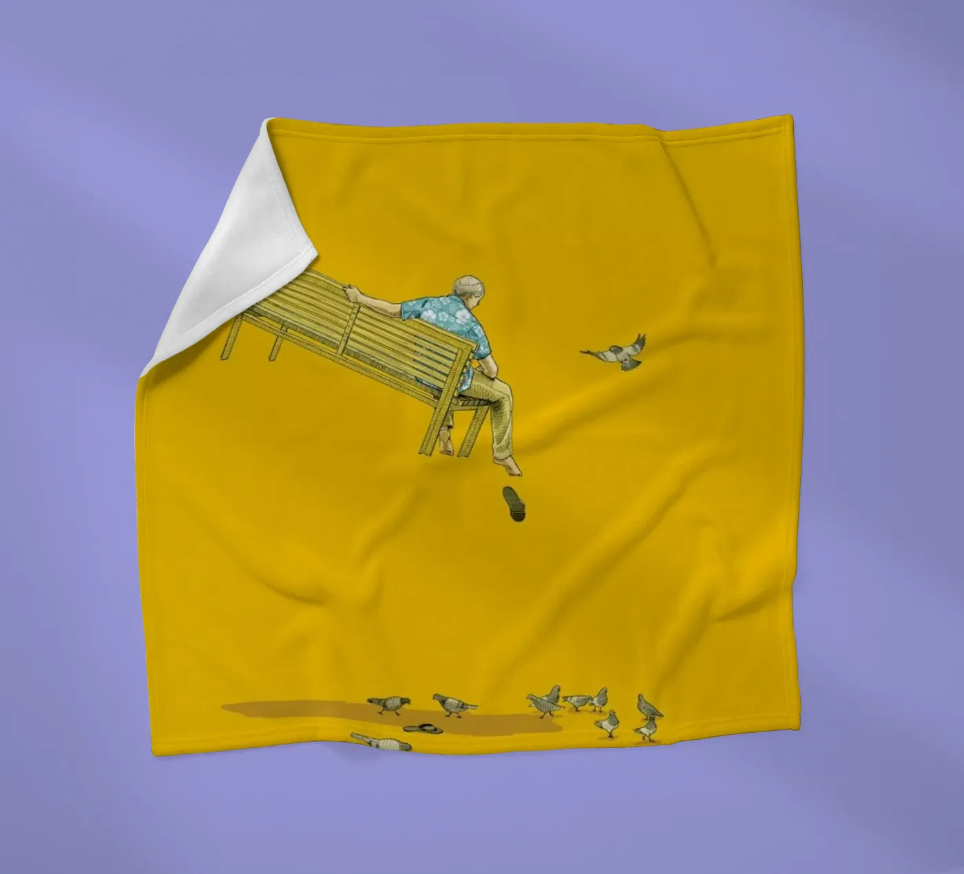 Float With the Pigeons coperta in pile da Jason Ratliff