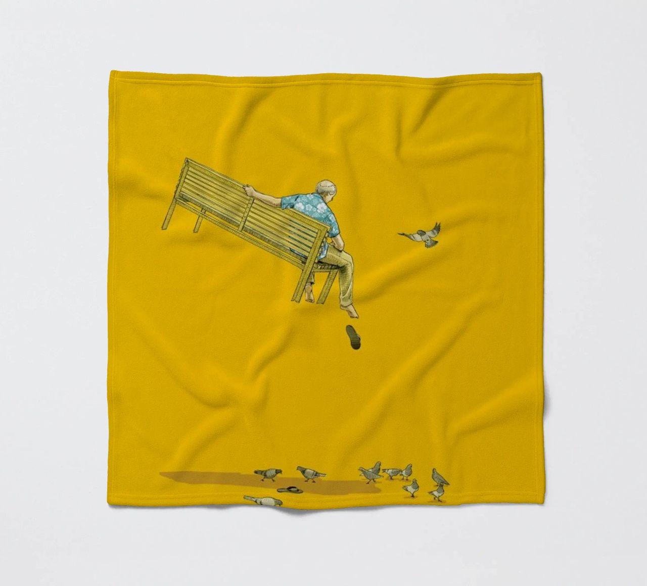 Float With the Pigeons coperta in pile da Jason Ratliff