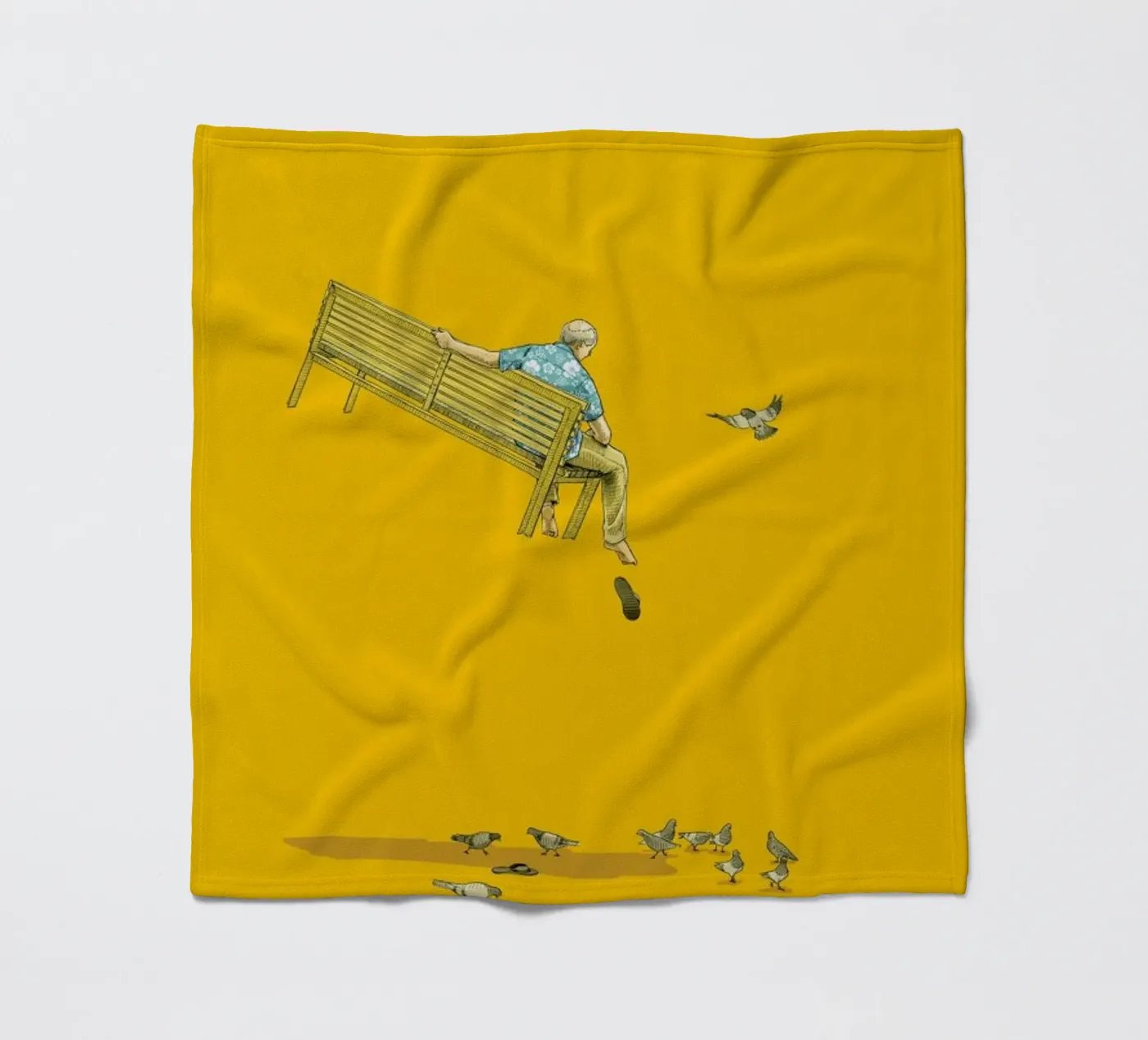 Float With the Pigeons coperta in pile da Jason Ratliff