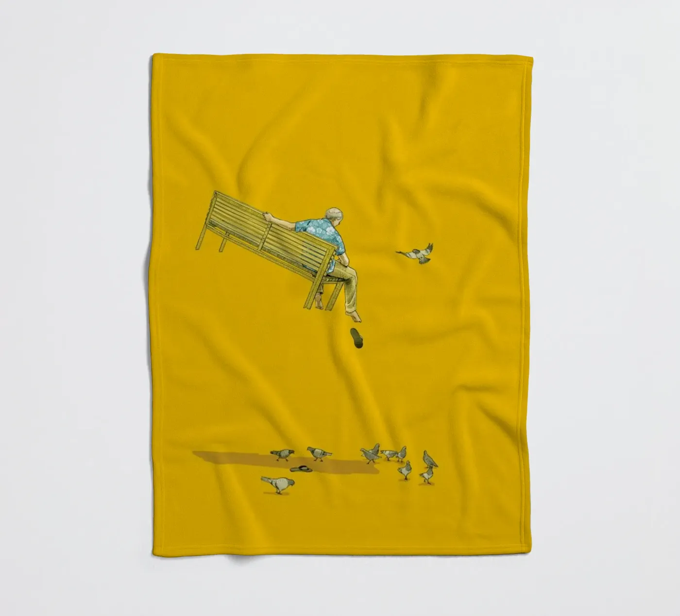 Float With the Pigeons coperta in pile da Jason Ratliff