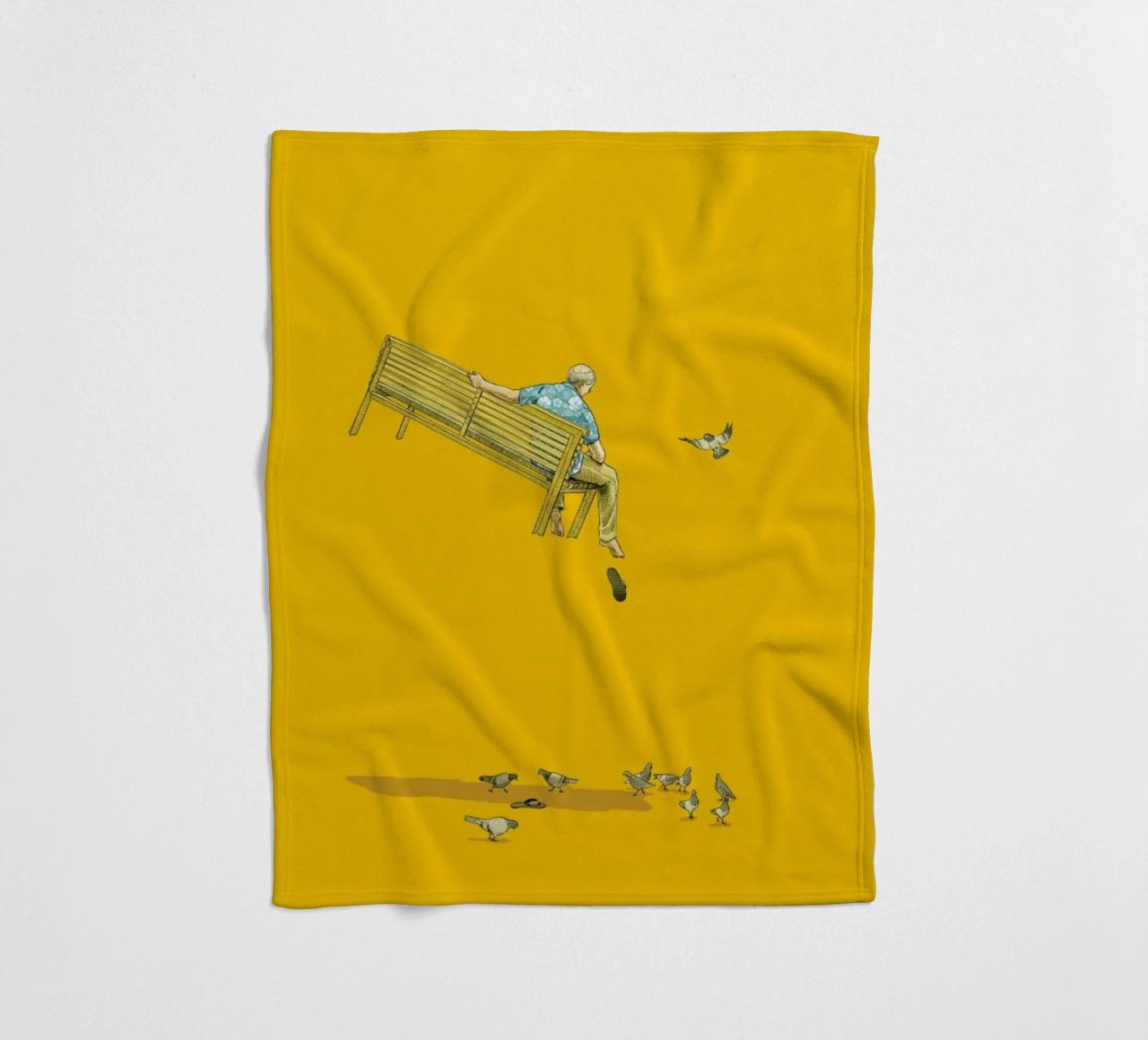 Float With the Pigeons coperta in pile da Jason Ratliff