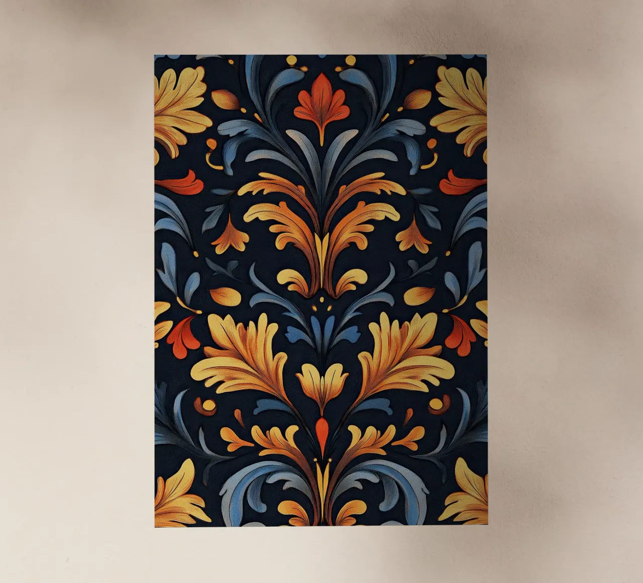 Art Nouveau - Sogno ornato a colori pellicola backlit da Artful Bloom
