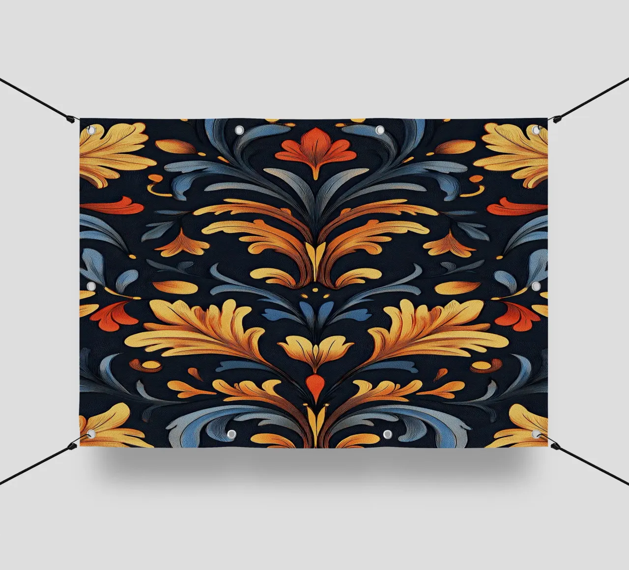Art Nouveau - Sogno ornato a colori telo in pvc da Artful Bloom
