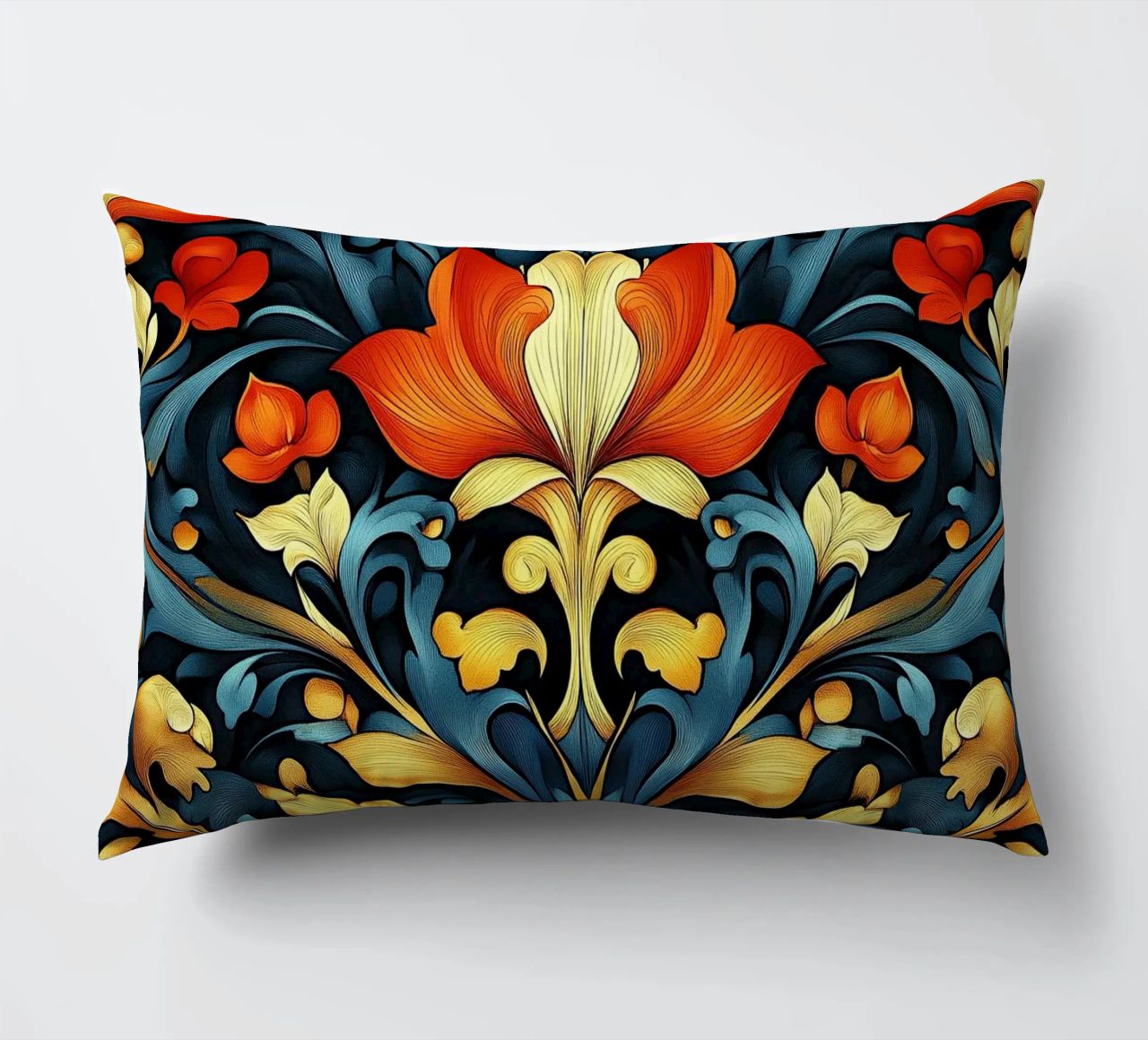 Art nouveau decorative cushion by Artful Bloom