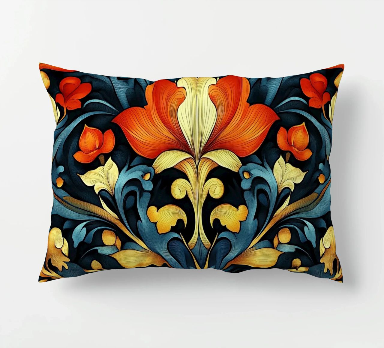 Art nouveau decorative cushion by Artful Bloom