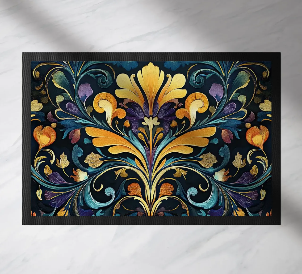 Art Nouveau - Un mondo di bellezza stilizzata zerbino da Artful Bloom