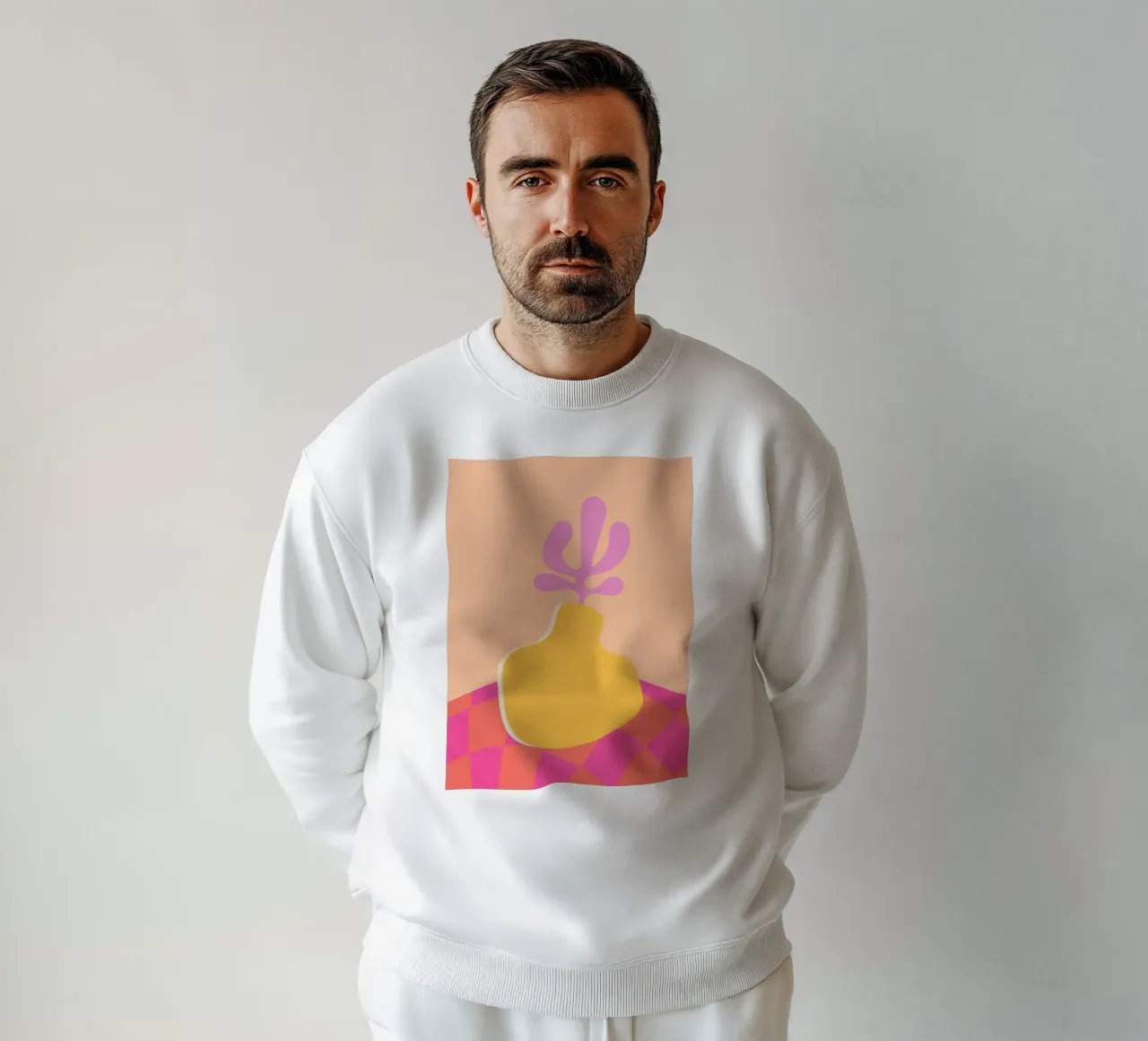 Arte astratta colorata, Dopamina preppy felpa da pdigitalprints