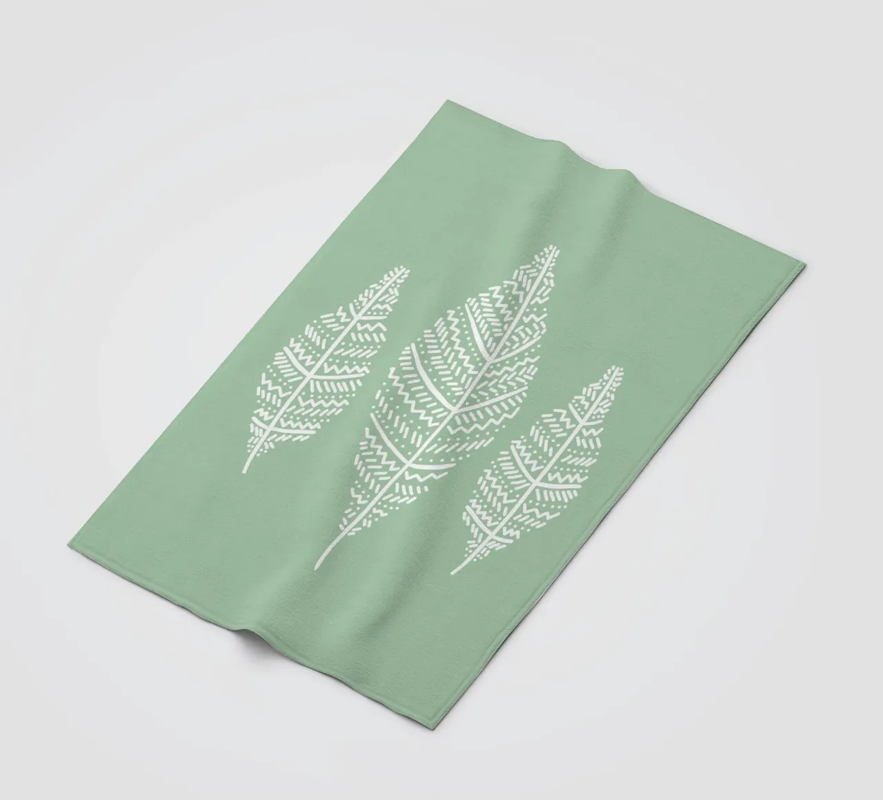 Boho Federn coperta in pile da BAINAI