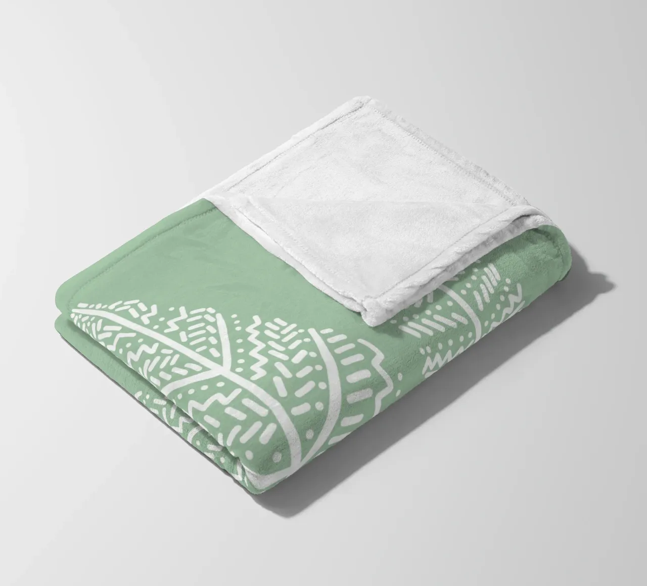 Boho Federn coperta in pile da BAINAI