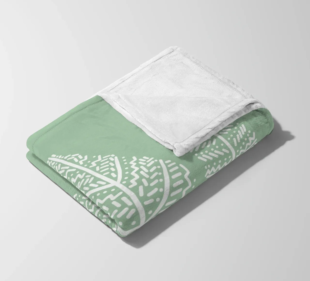 Boho Federn coperta in pile da BAINAI