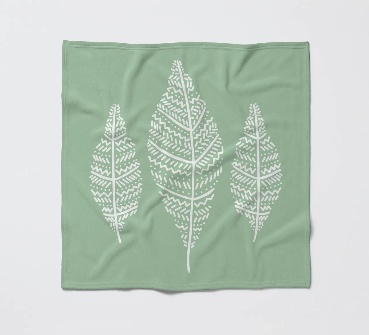 Boho Federn coperta in pile da BAINAI