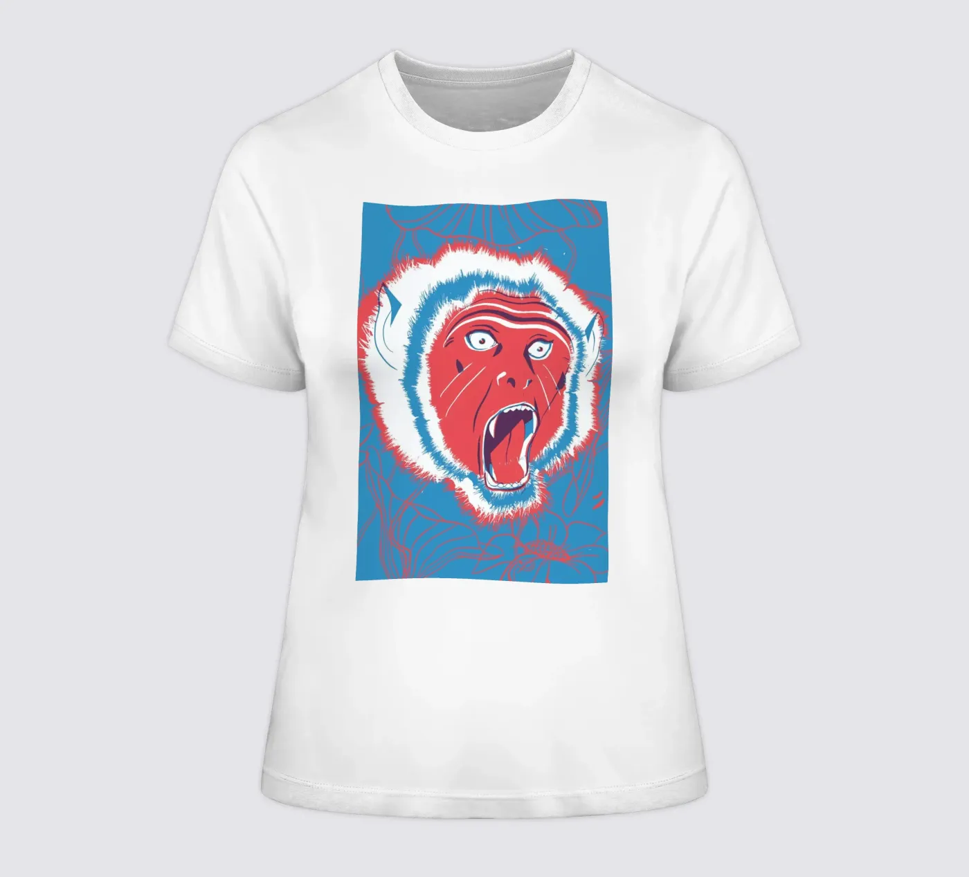 Monkey t-shirt da donna da Pietari Posti