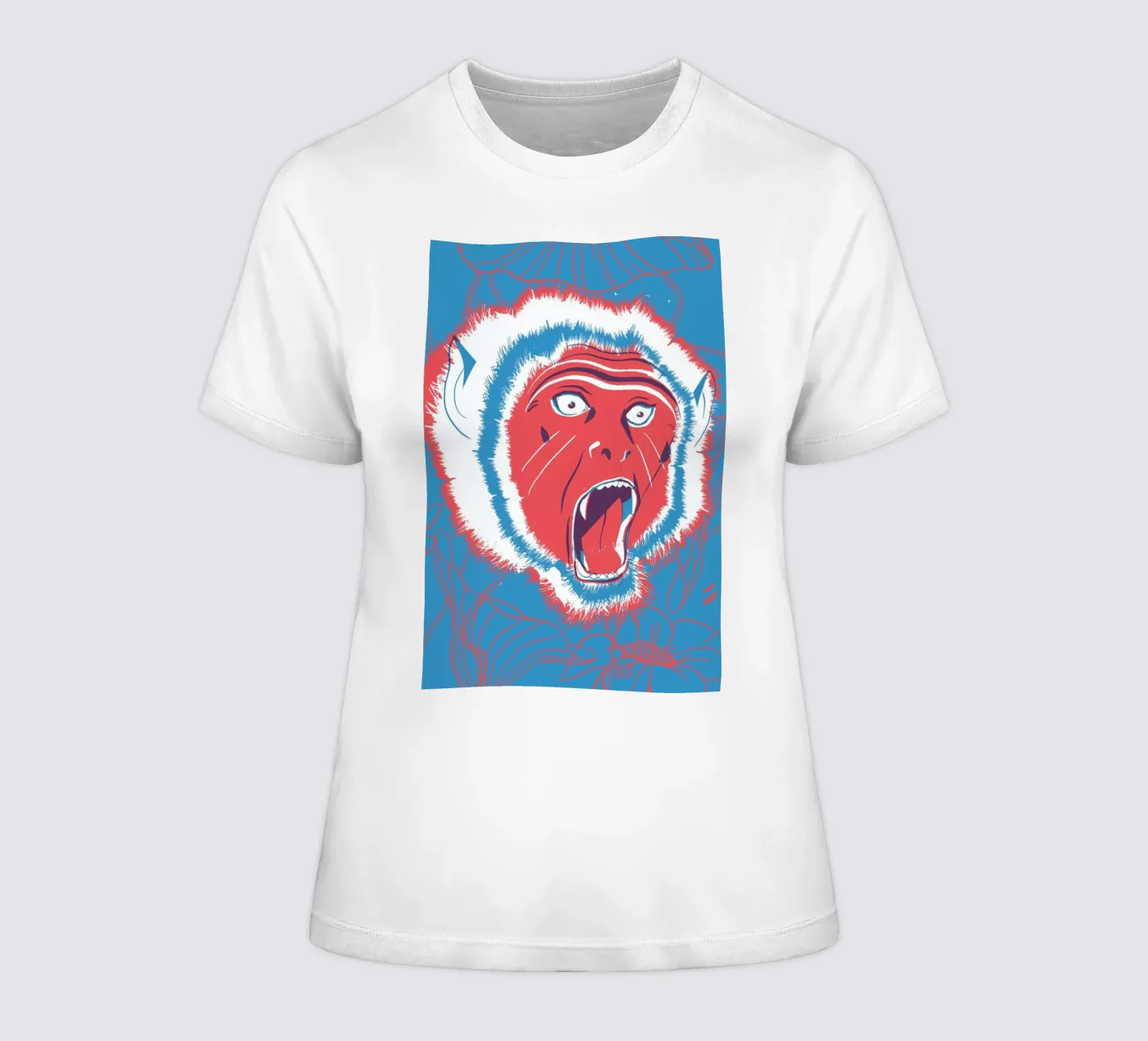 Monkey t-shirt da donna da Pietari Posti