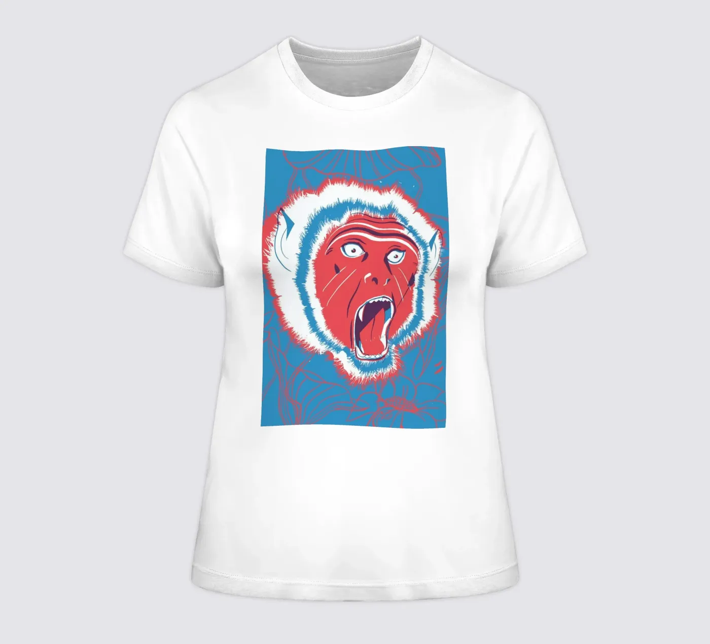 Monkey t-shirt da donna da Pietari Posti