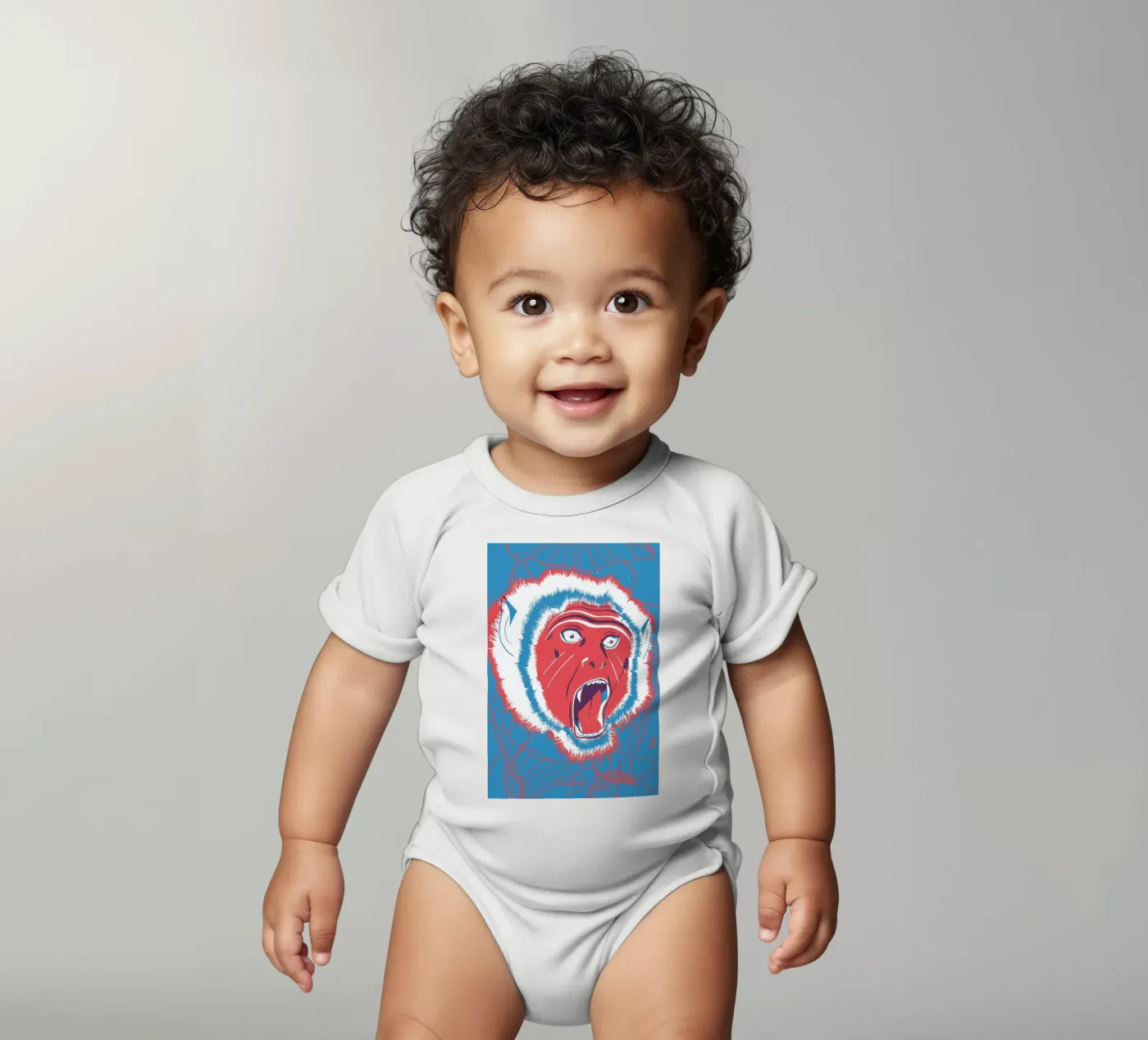 Monkey body neonato maniche corte da Pietari Posti