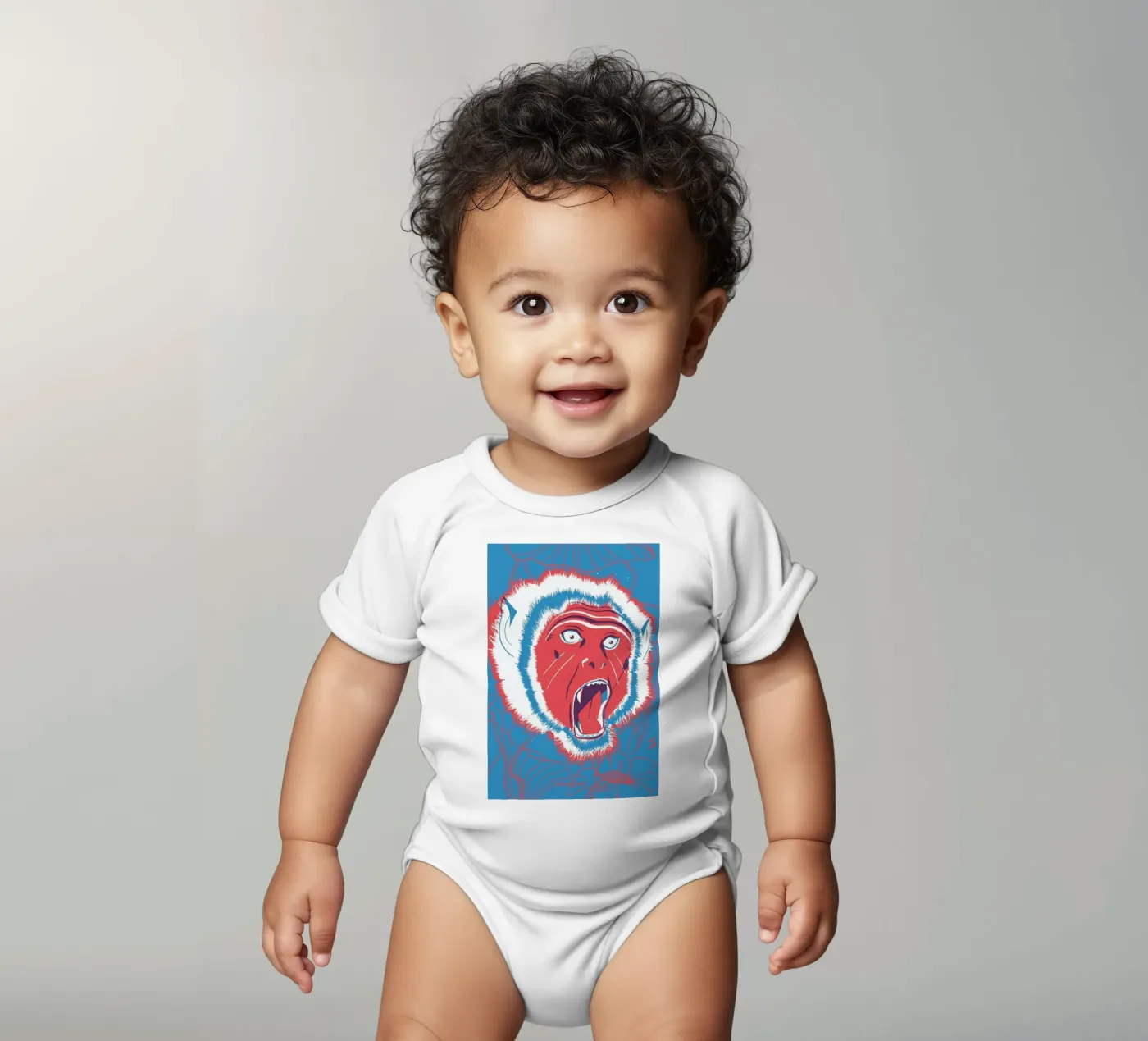 Monkey body neonato maniche corte da Pietari Posti